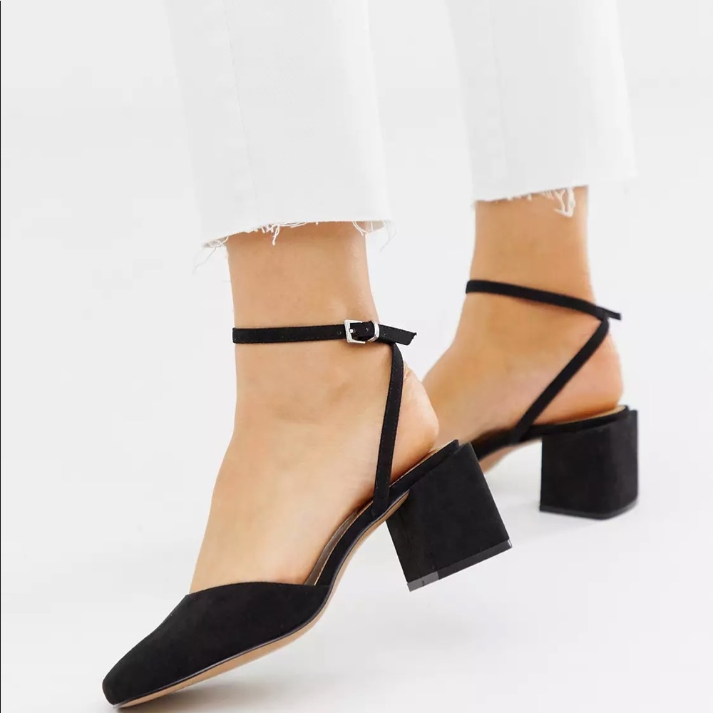 ASOS Square Toe Block Heel